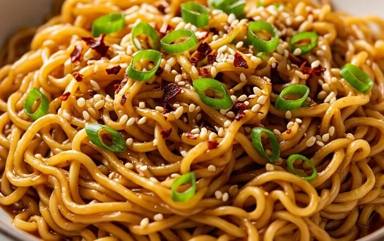 Easy Saucy Ramen Noodles
