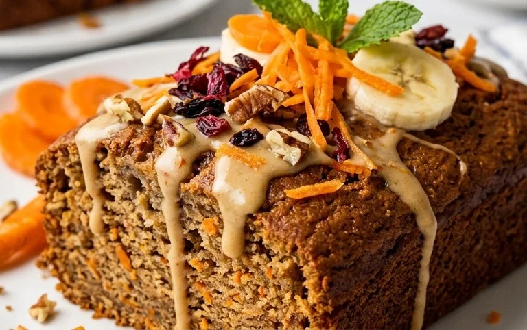 Dairy Free Carrot Cake Banana Bread