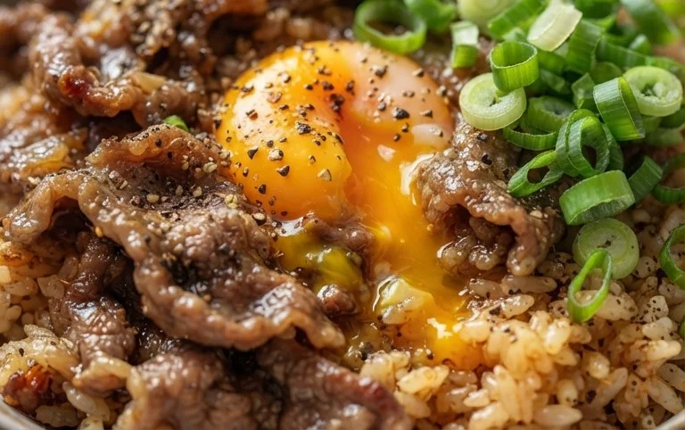Beef Pepper Rice Bowl is a delicious meal option.