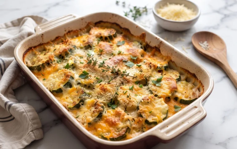 Baked Zucchini and Cheese