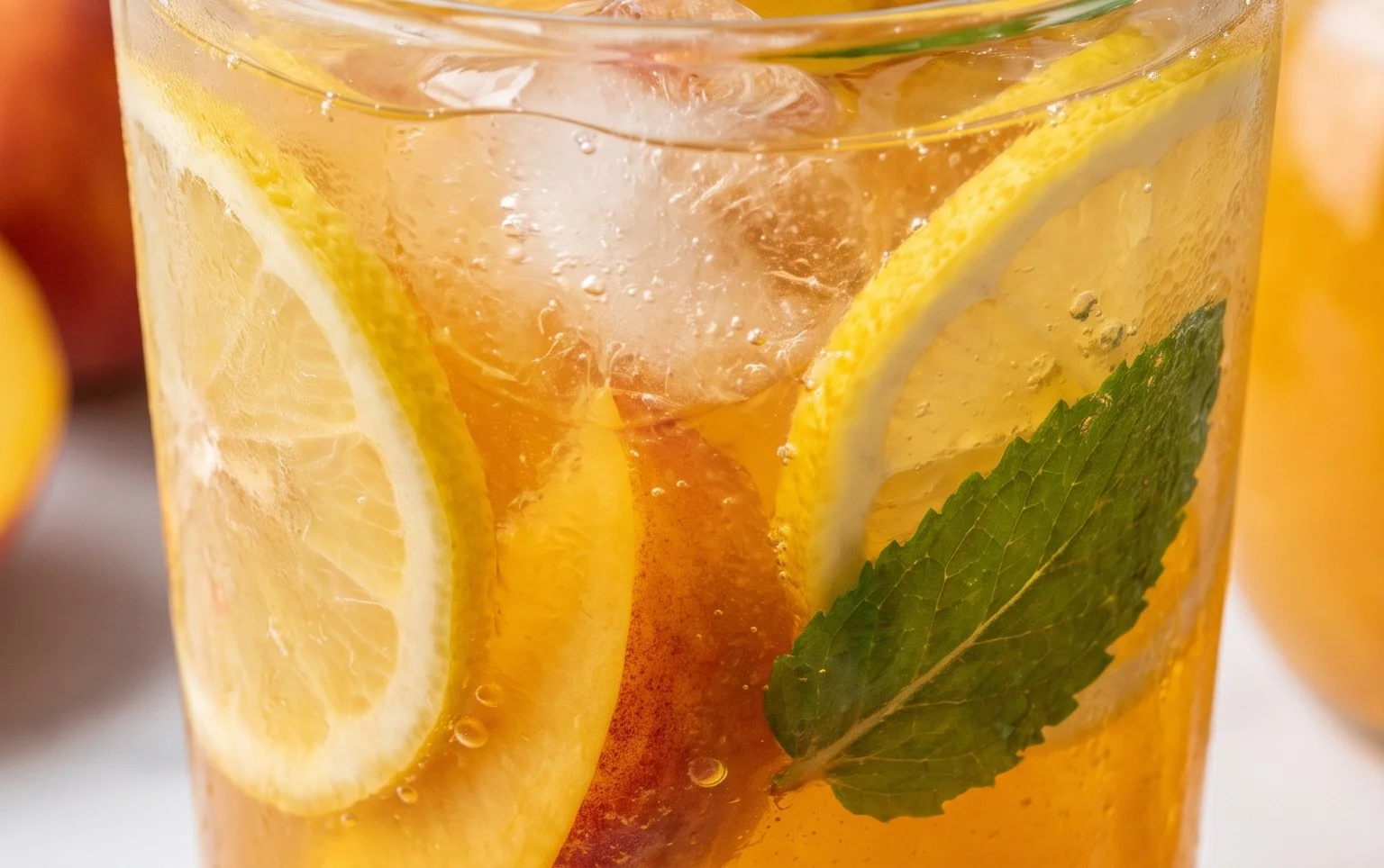 Refreshing Peach Lemonade