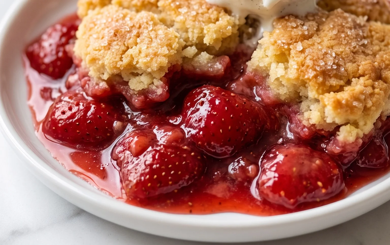 Strawberry Cobbler