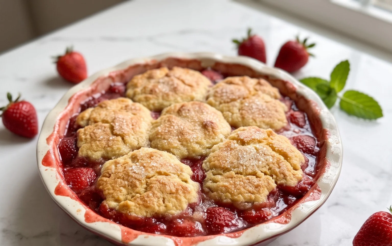 Strawberry Cobbler