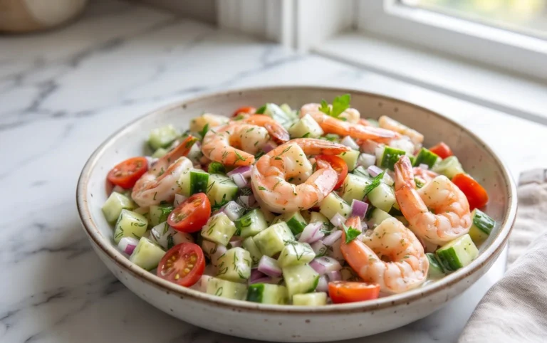 Cucumber Shrimp Salad