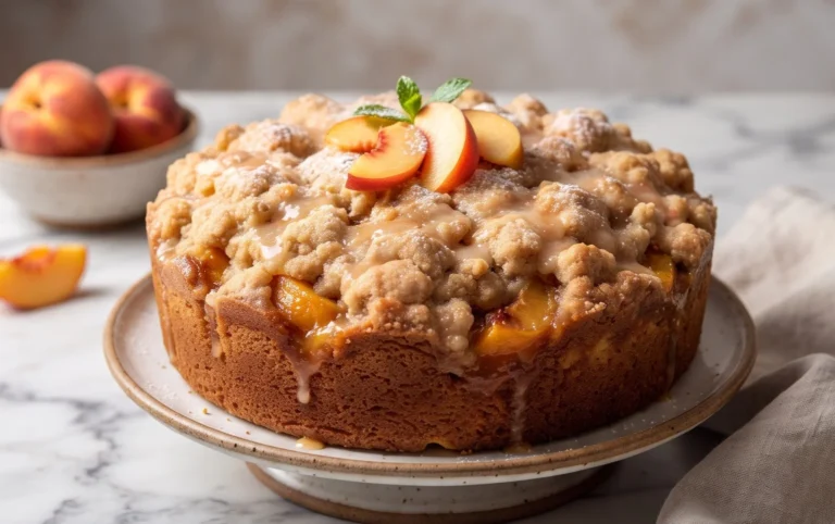 Peach Cobbler Pound Cake