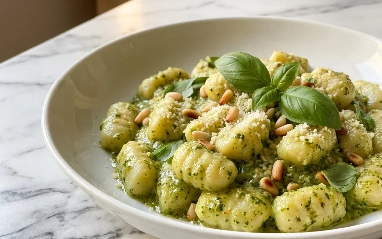 Creamy Pesto Gnocchi