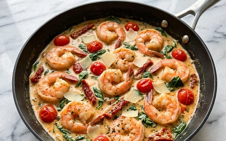 Tuscan Shrimp (One-Pan, 30-Minute Dinner)