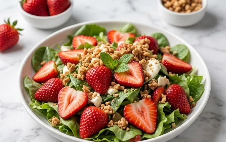 Strawberry Crunch Salad