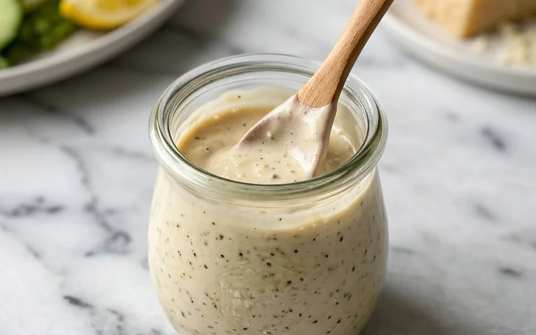 Caesar Salad Dressing (Classic, Creamy & 5 Minutes) 🥗