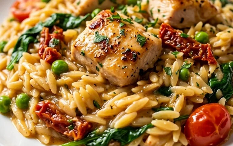Chicken Orzo (30-Minutes, One-Pan)