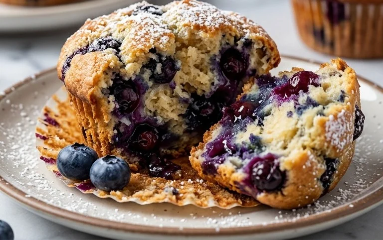 Homemade Blueberry Muffins