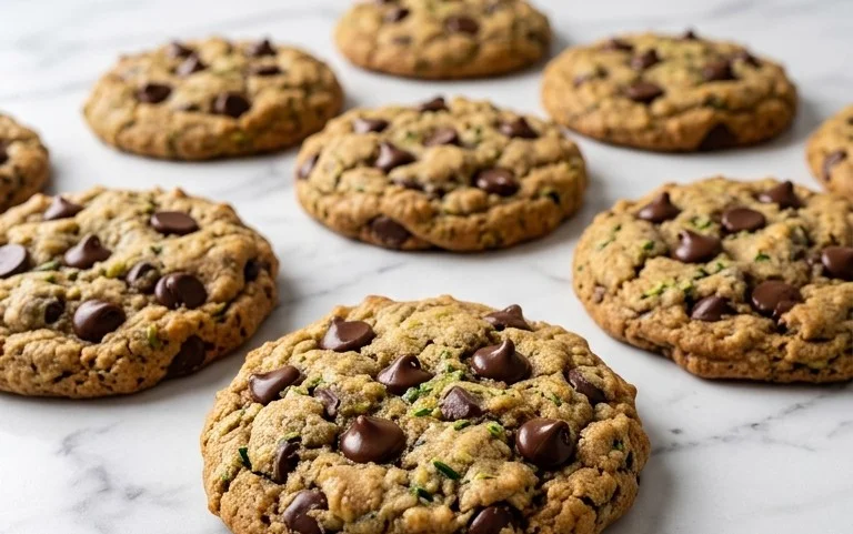 Zucchini Chocolate Chip Cookies