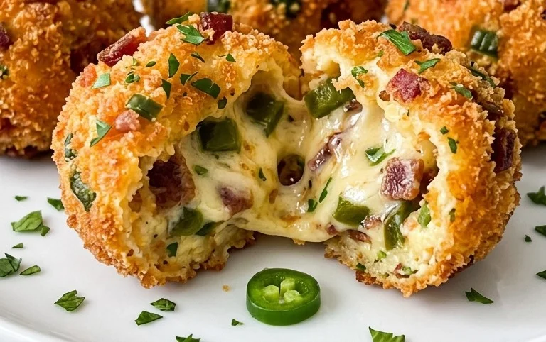 Beef Bacon Jalapeño Popper Cheese Balls