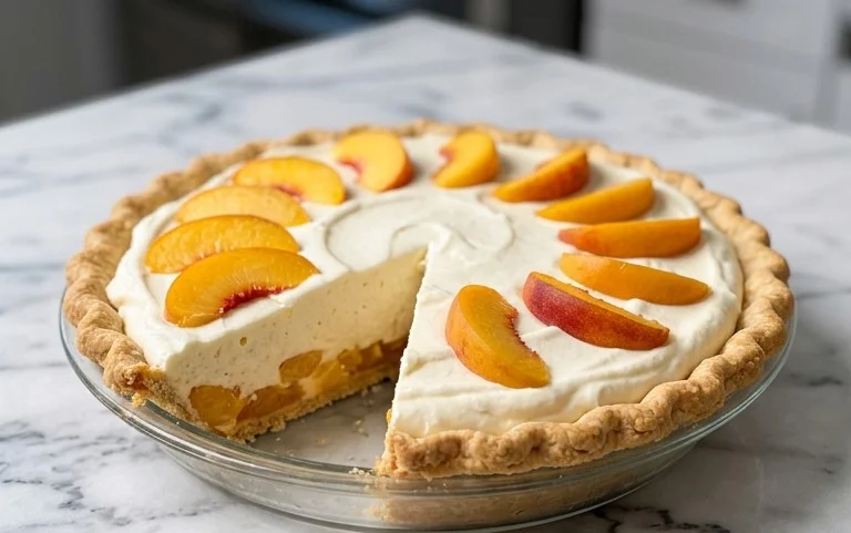 Peach Chiffon Pie