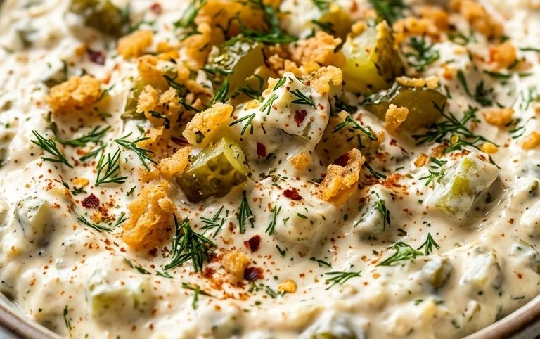 Easy Fried Pickle Dip (Dairy-Free Option)