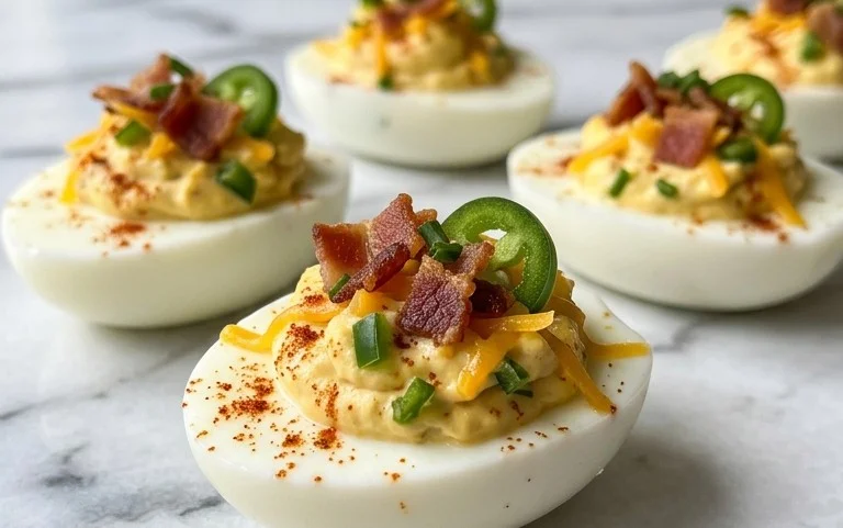 Jalapeno Popper Deviled Eggs
