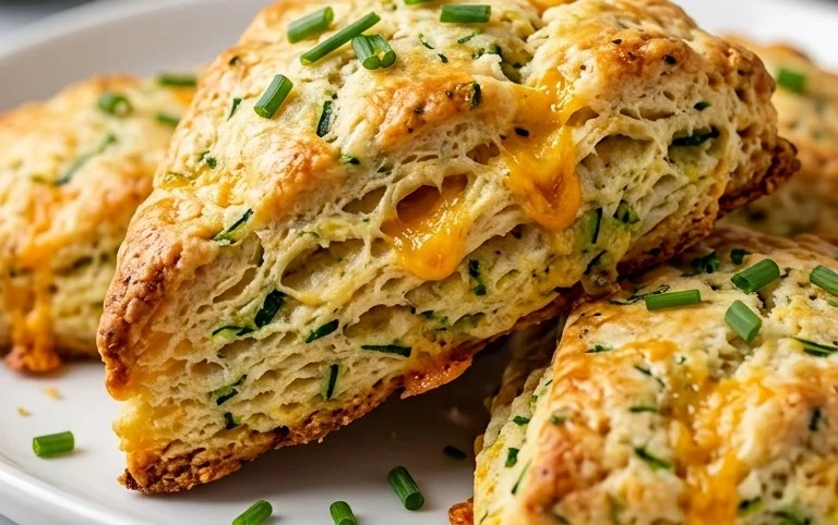 Zucchini Cheddar Scones