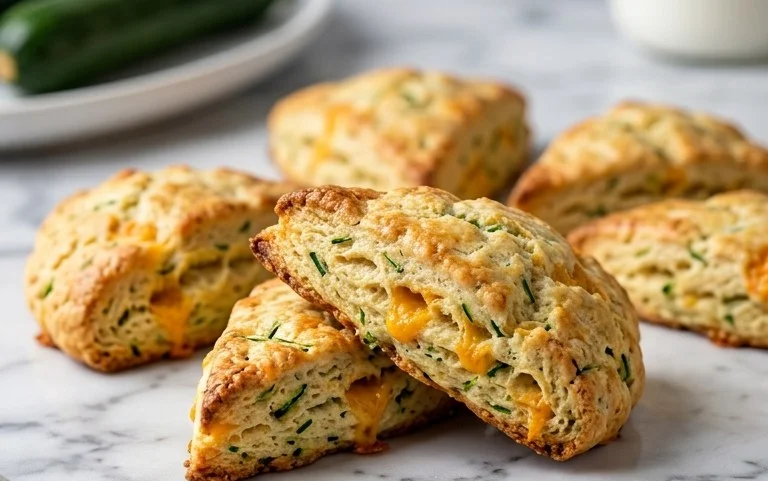 Zucchini Cheddar Scones