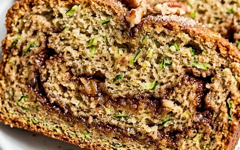 Moist and Delicious Cinnamon Swirl Zucchini Bread