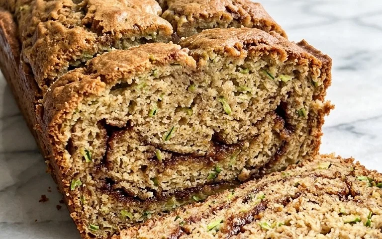 Moist and Delicious Cinnamon Swirl Zucchini Bread