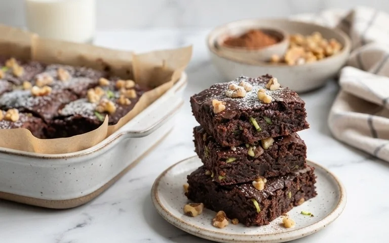 Zucchini Brownies (gluten-free, dairy-free options)
