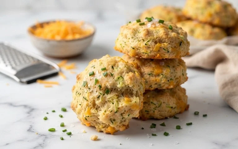Zucchini Cheddar Biscuits
