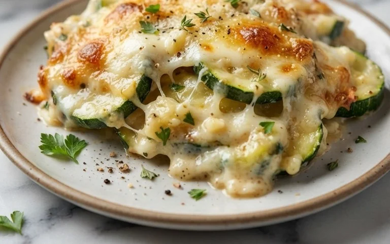 Cheesy Baked Zucchini Casserole