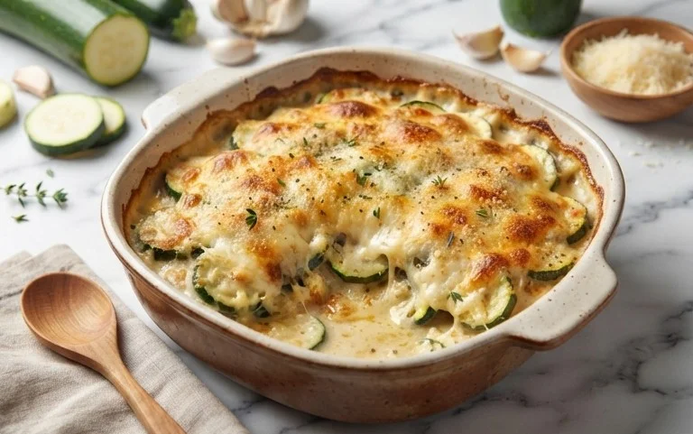 Cheesy Baked Zucchini Casserole
