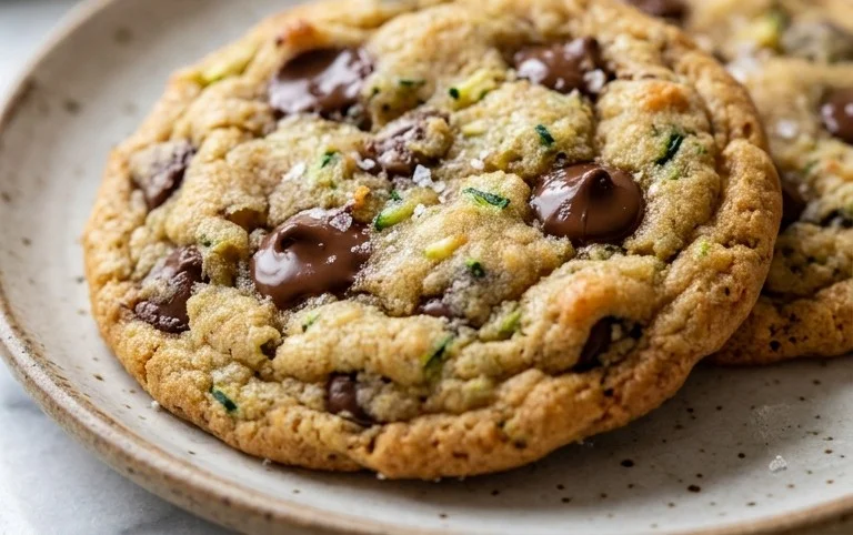 Soft Zucchini Cookies with Chocolate Chips