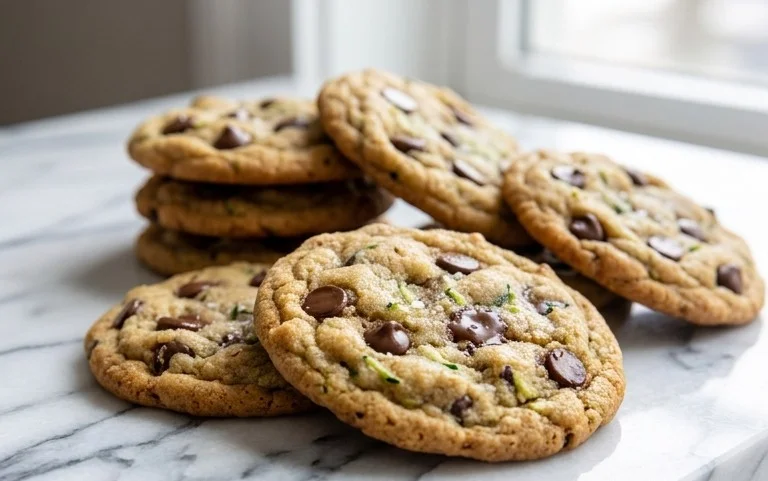 Soft Zucchini Cookies with Chocolate Chips