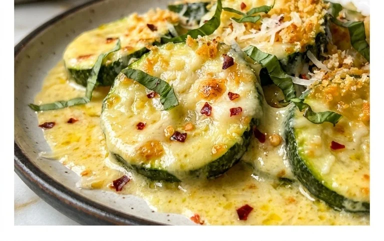 Creamy Parmesan Zucchini