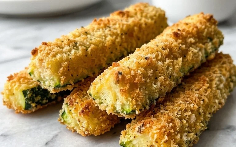 Baked Zucchini Sticks (Oven or Air Fryer)