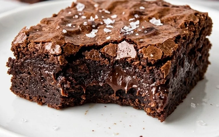 Fudgy Dark Chocolate Zucchini Brownies Recipe
