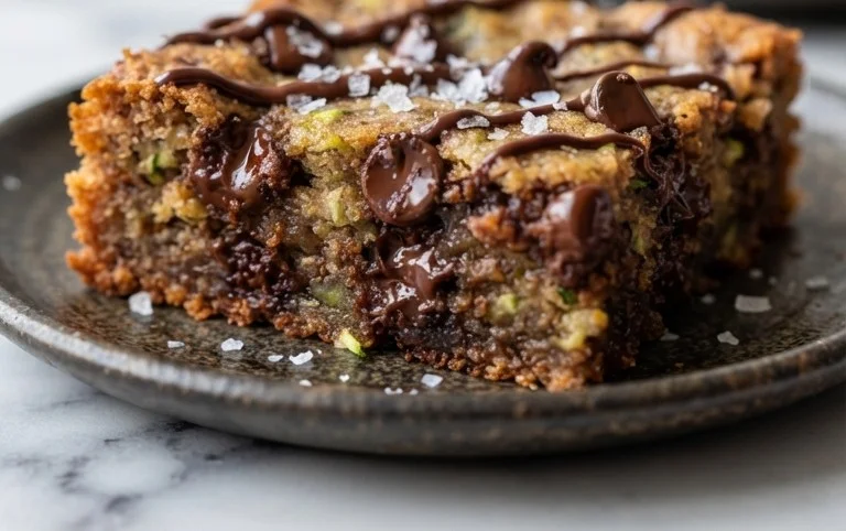 Chocolate Chip Zucchini Cookie Bars