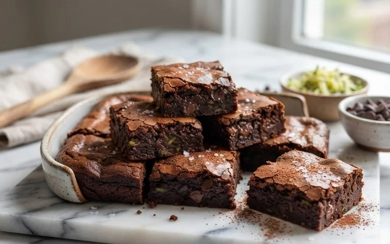 Secretly Healthy Zucchini Brownies