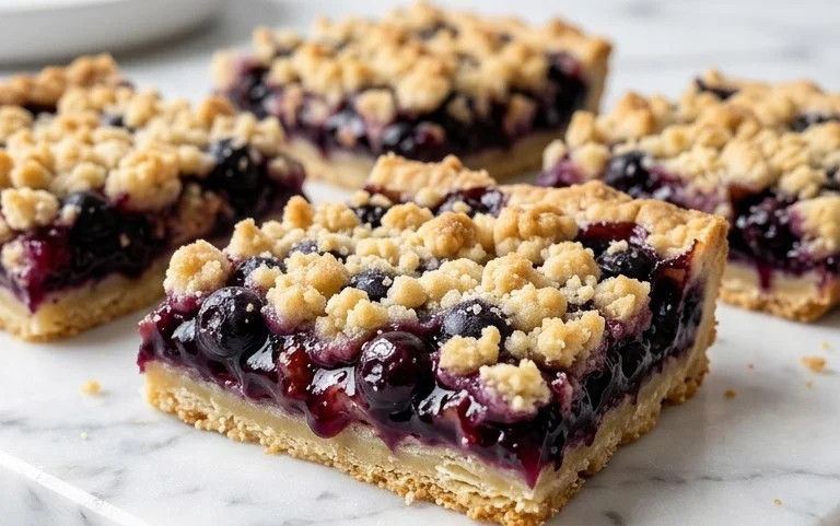 Easy Blueberry Pie Bars